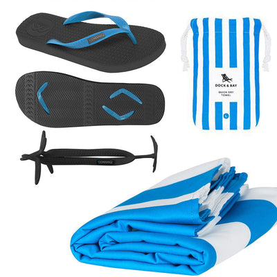 Men's Towel Pack - Blue - Boomerangz Footwear