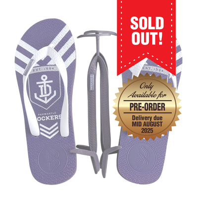 AFL - Fremantle Dockers Thongs + Additional Straps - Boomerangz Footwear