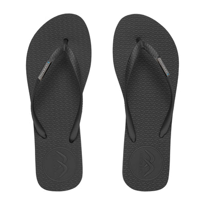 15% OFF - Women's  Black Thongs - Boomerangz Footwear