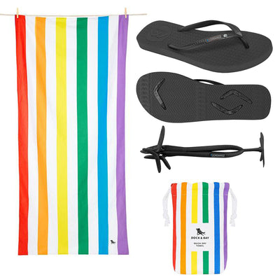 Women's Towel Pack - Rainbow - Boomerangz Footwear
