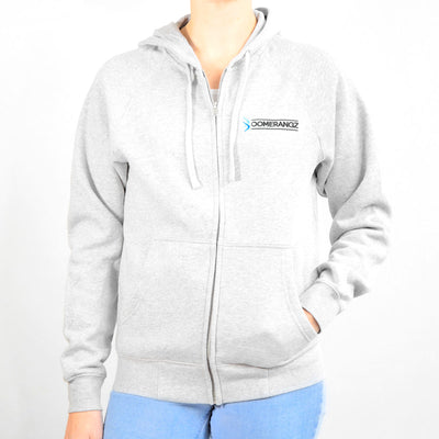 Women's Hoodie - White Marle - Boomerangz Footwear